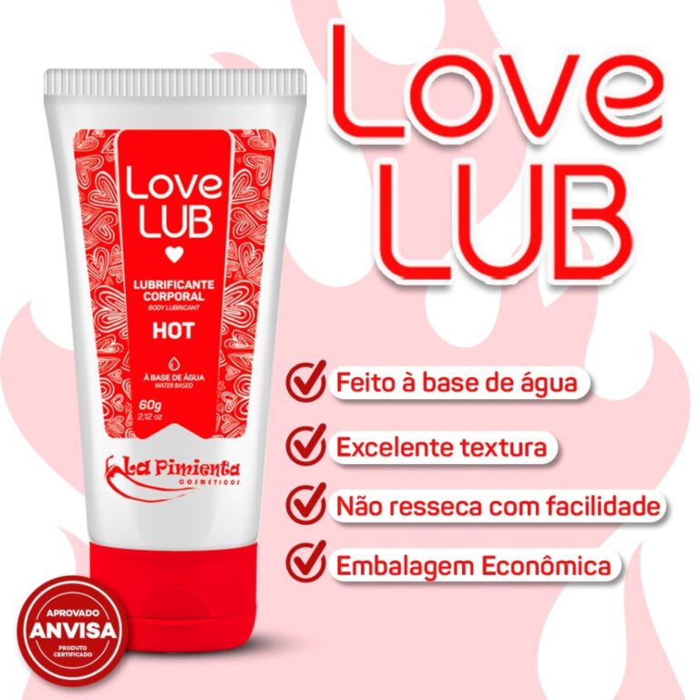 LUBRIFICANTE ÍNTIMO  LOVE LUB PARA AQUECER SEUS M