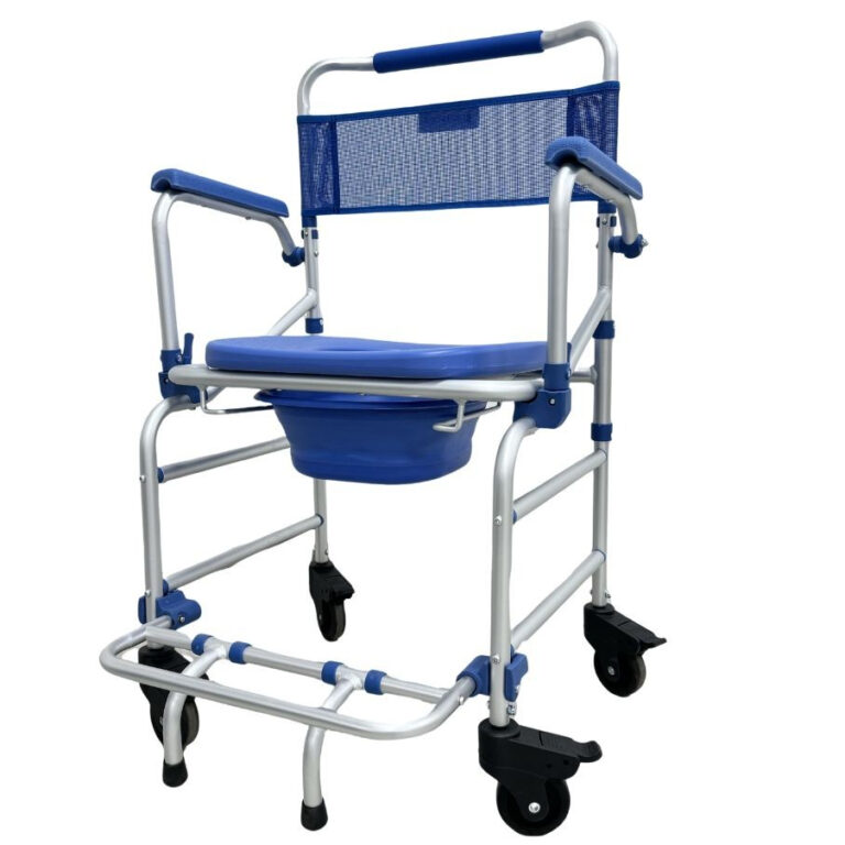 Cadeira De Banho Higiênica Idoso Em Alumínio D55