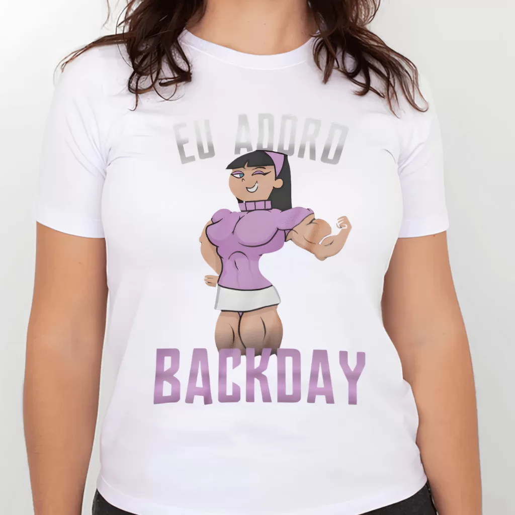 Camiseta Treino Feminino – Back Day – Meme, Maromba