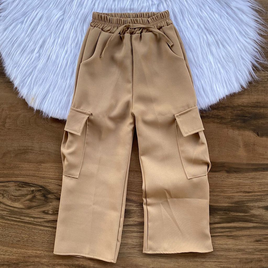Calça Alfaiataria Infantil e Juvenil 4 a 16 Anos Moda Blogueirinha Wide Leg