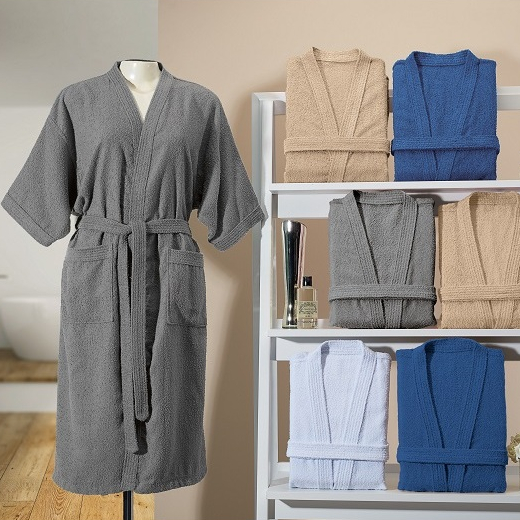 Roupão de Banho Felpudo 100% Algodão Hipoalérgi