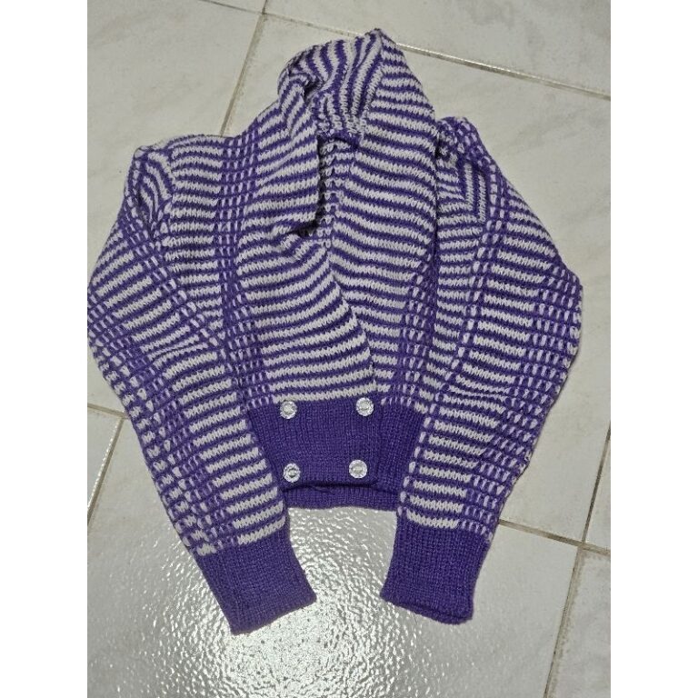 casaco infantil lilas veste até 3 anos
