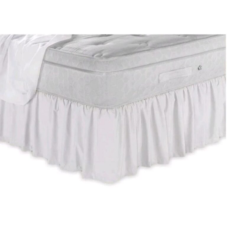 Saia para cama box Solteiro com Elástico na volta