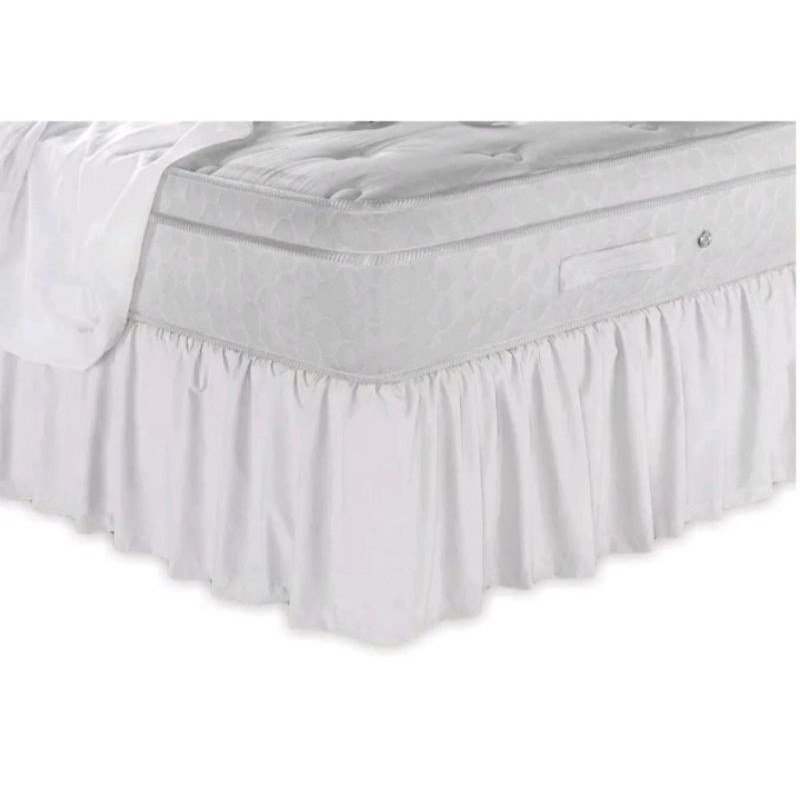 Saia para cama box Solteiro com Elástico na volta toda
