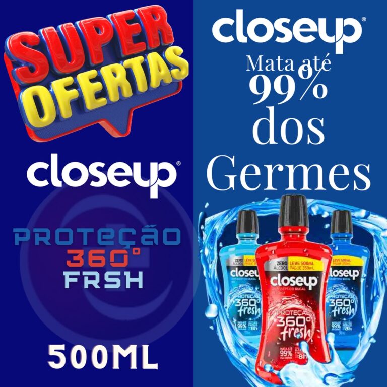 Enxaguante Bucal Closeup Proteção 360° Fresh 50
