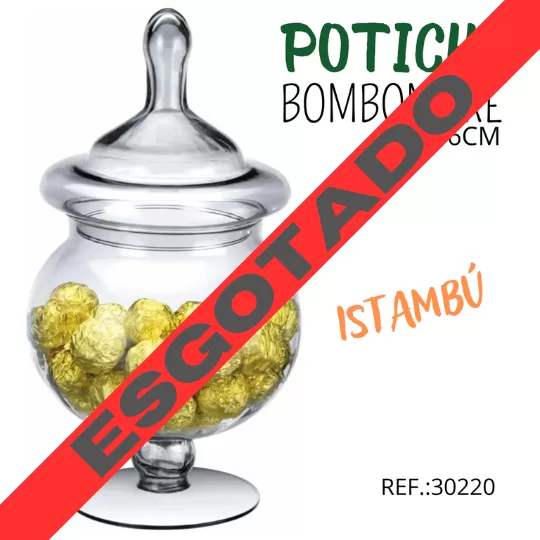 Bomboniere Potiche Istambu em Vidro
