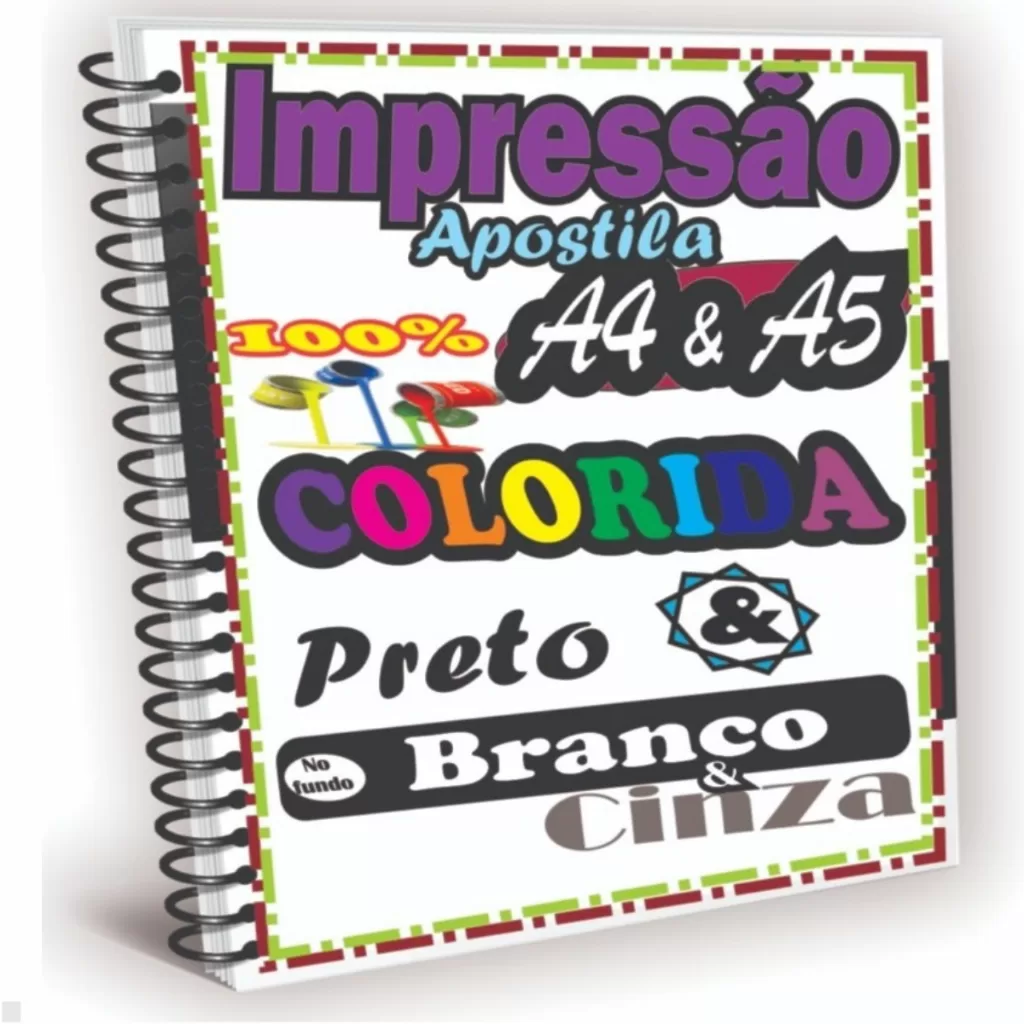Impressão de 1 Página  Poster Colorido em Papel  Gramatura 180g Tamanho A4 Fotográfico