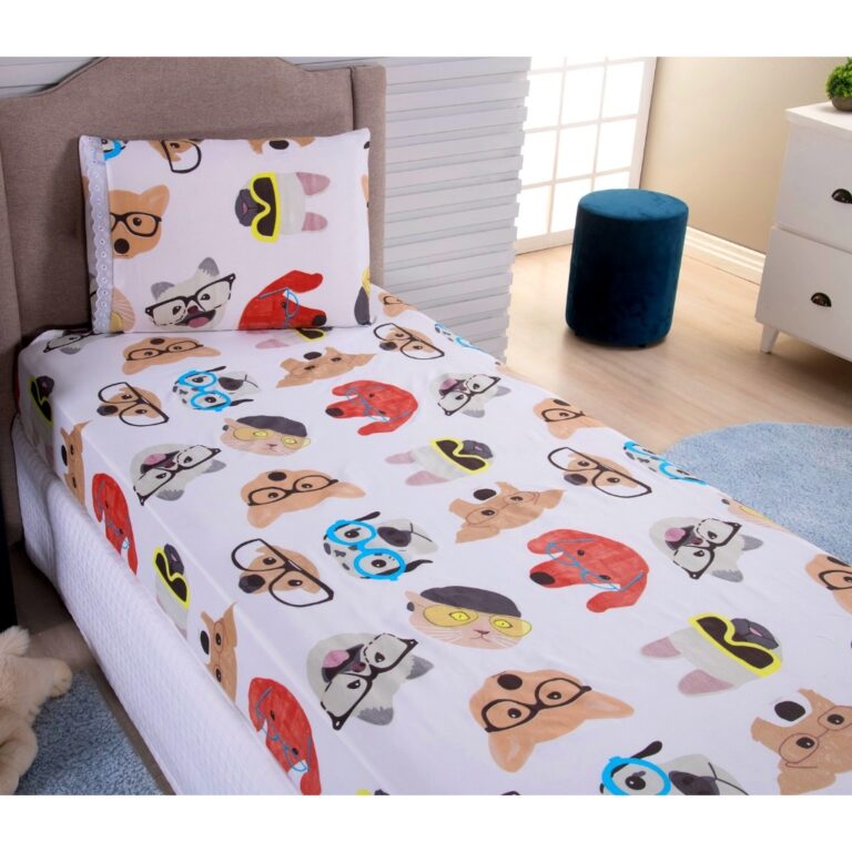Jogo de Lençol Solteiro 02 Peças Estampas Infant