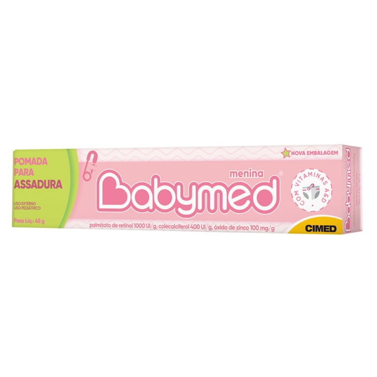 Assaduras Babymed Rosa Pomada Para Assaduras 45g
