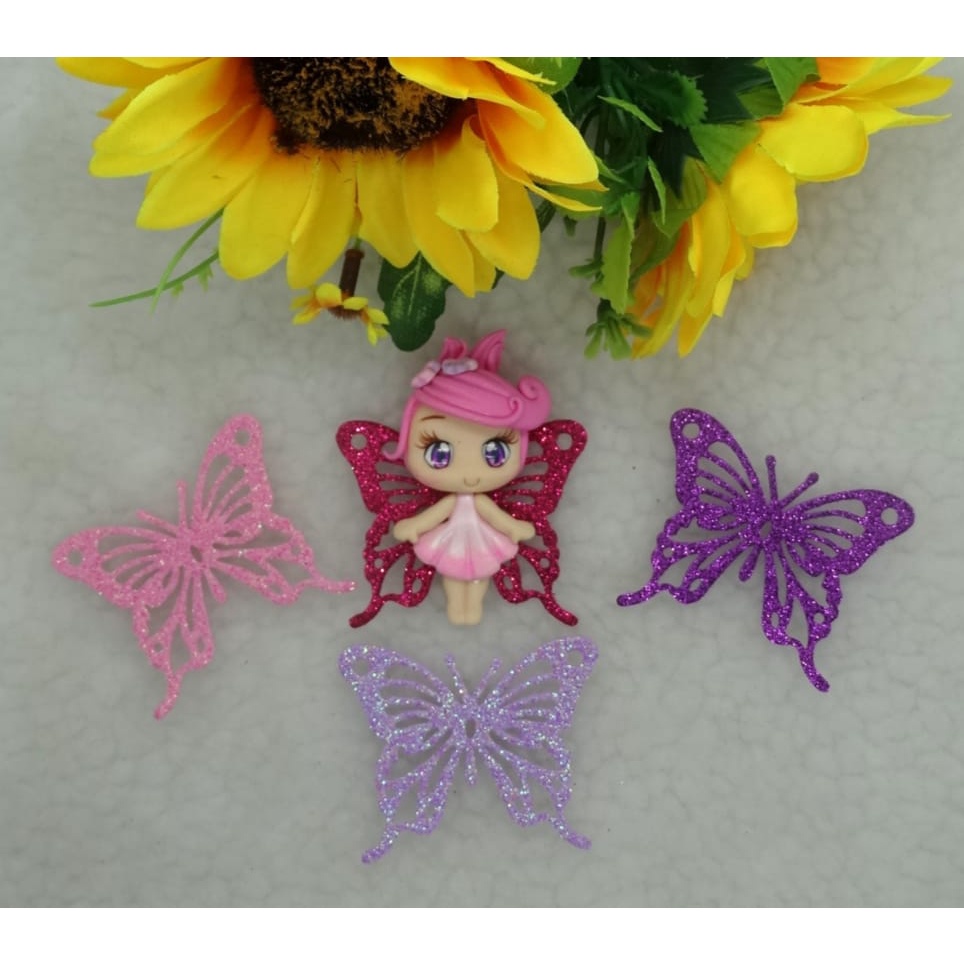 PCT COM 20 OU 50 UNDADES BORBOLETAS EM EVA BD501