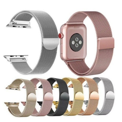Pulseira Loop Milanese Metal Aço 38mm 40mm 42mm 4