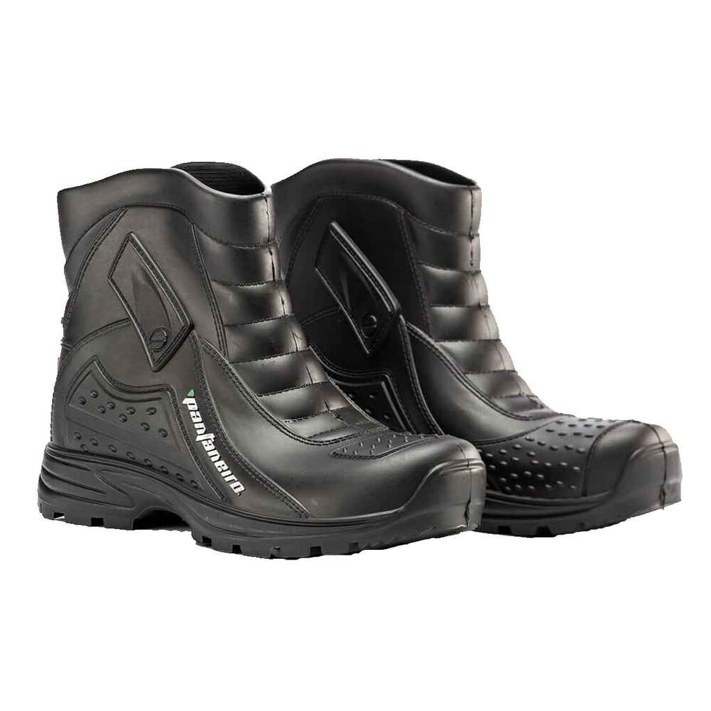 Bota Motociclista Pantaneiro Impermeável Chuva Pvc Motoboy
