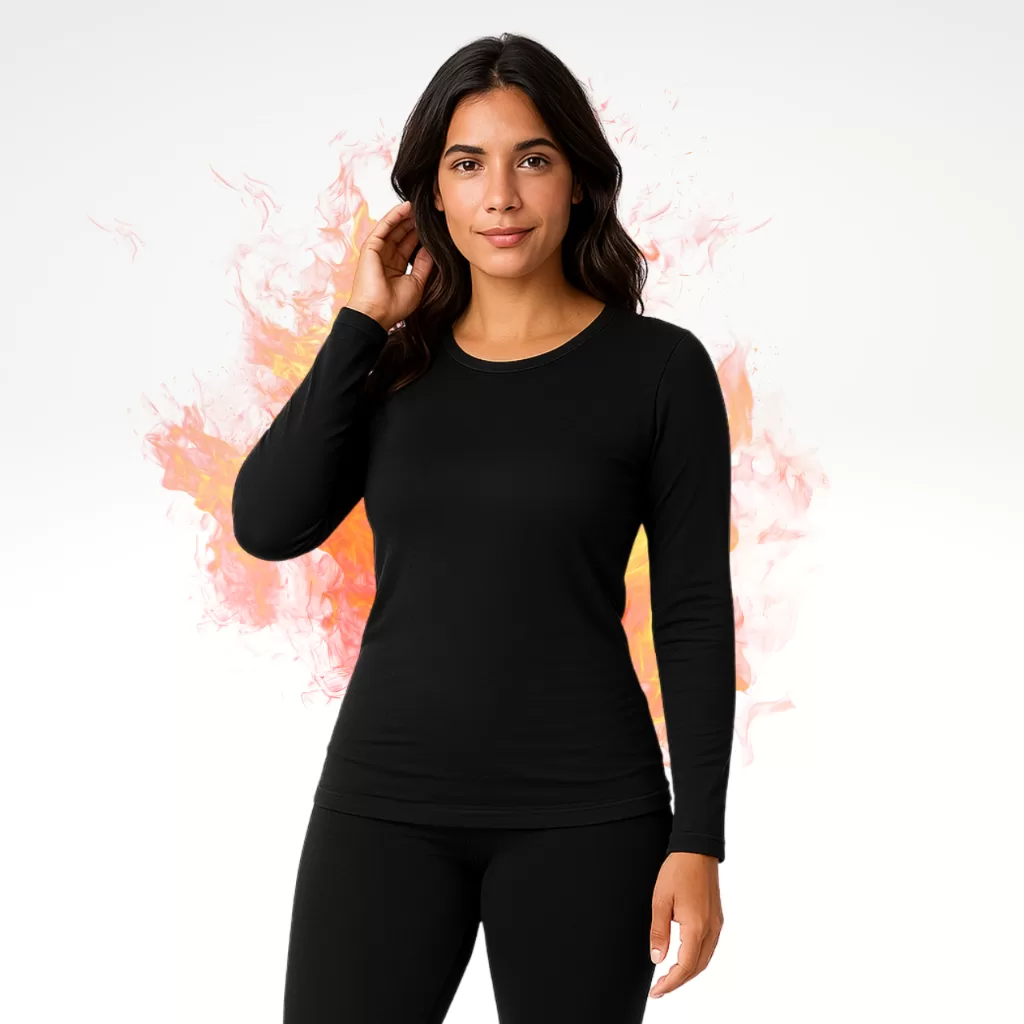 Camisa Térmica Feminina Frio Intenso Flanelada Esquenta