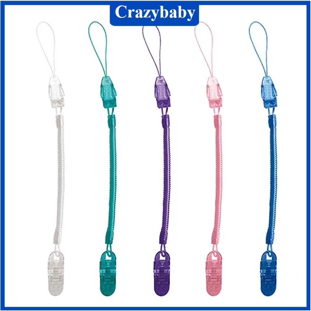 Clipe De Chupeta De Mola Para Bebês/Corrente Pinça