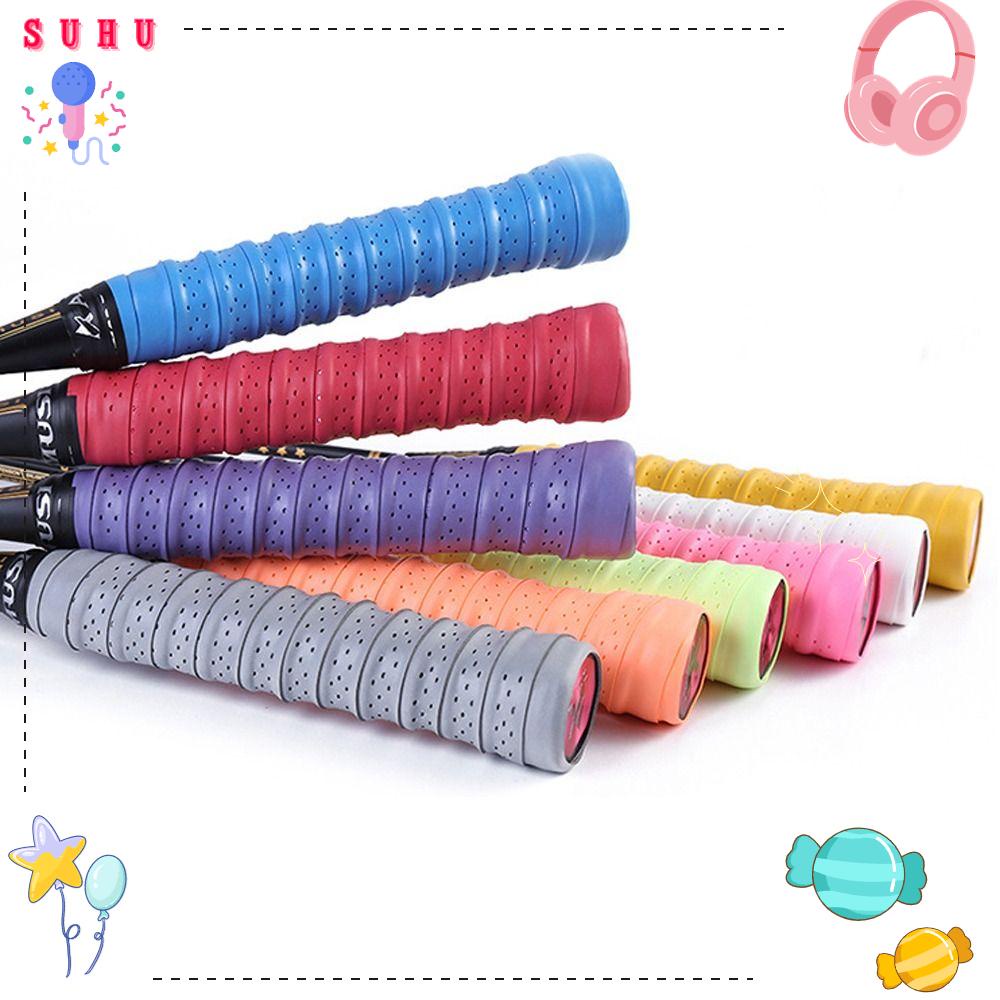 SUHU 4pcs Anti-Derrapante Overgrips Badminton De Raquete Respirável