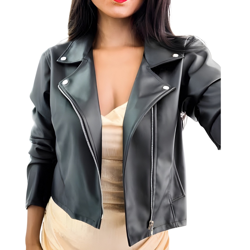 Jaqueta Feminina Courino Couro Fake