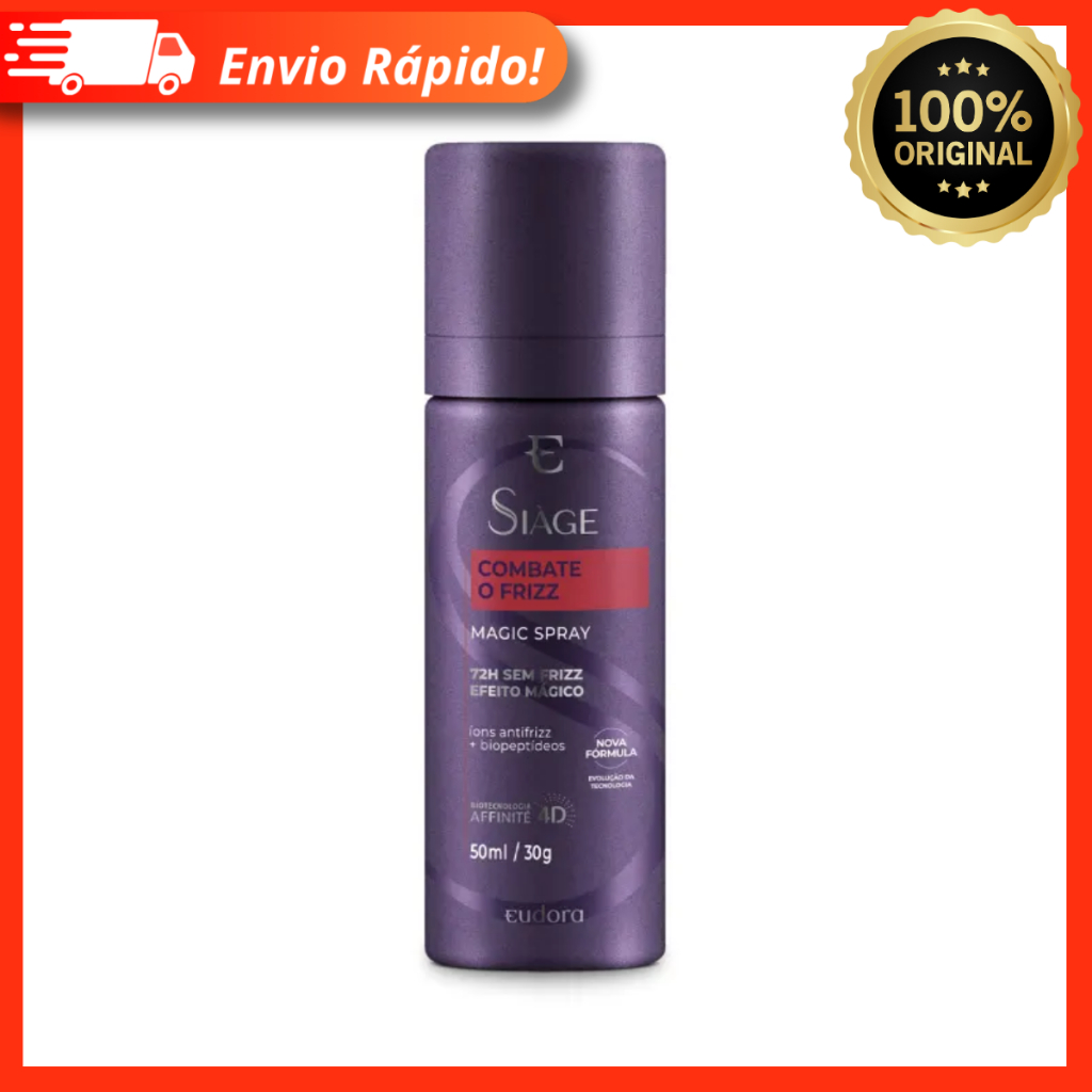 Magic Spray Capilar Eudora Siàge Combate o Frizz 30g