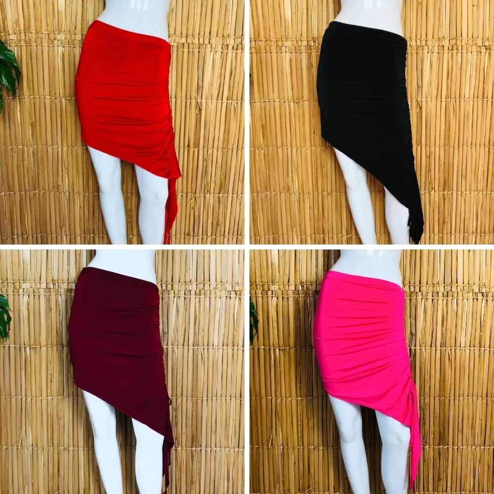Saia com Shorts Embutido com Bico e Amarração  Lateral para Dança do Ventre – Envio Imediato- RMA 81