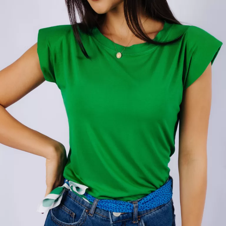 Blusa Feminina Básica Elegante Muscle Tee Modinha