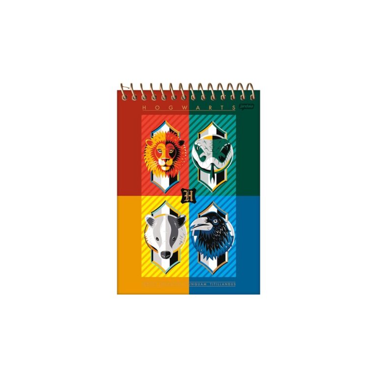 Caderno Anotações Harry Potter 1/4 Capa Dura 80f