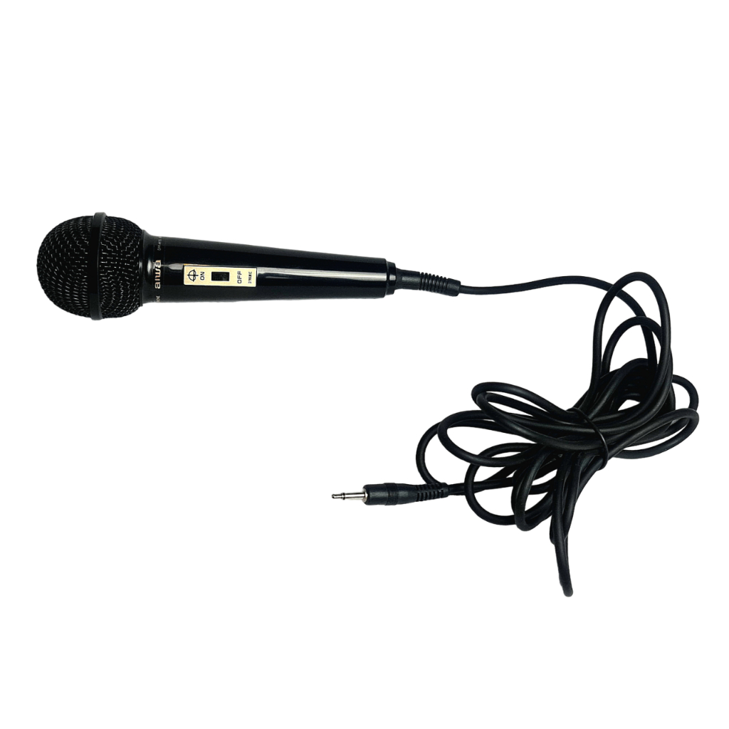 Microfone aiwa dm-h15 imp 600 com cabo – Não Funcionando