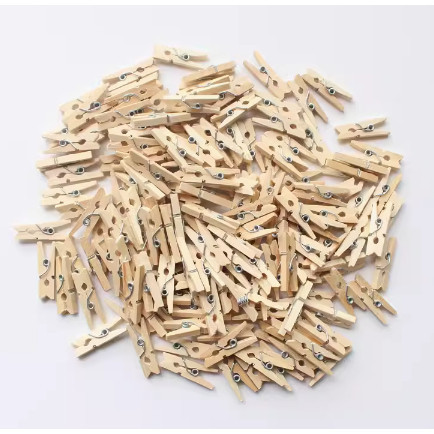 100 Mini pregador / Mini prendedor 2,5cm pronto en