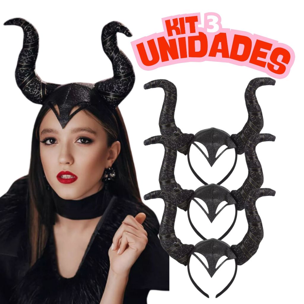 Tiara Malevola Personalizada Item Especial Festa Evento Apresentações