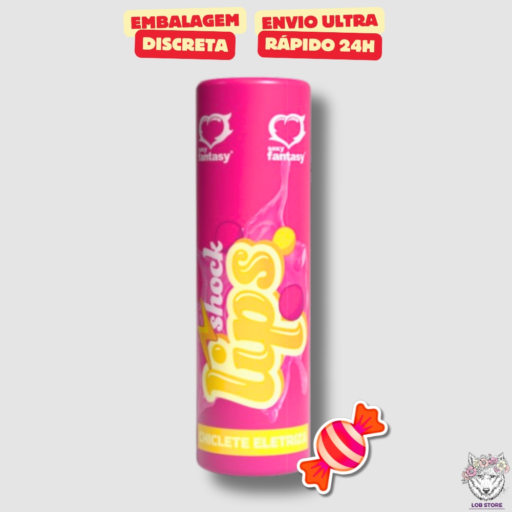 Gloss Shock Lips Chiclete 5ml Sexy Fantasy – Sexy Shop