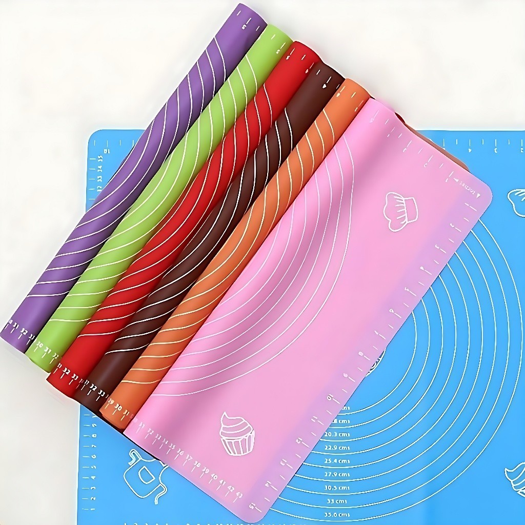 Tapete De Silicone Culinário Antiaderente 40X50CM Para Abrir Massa Confeitaria