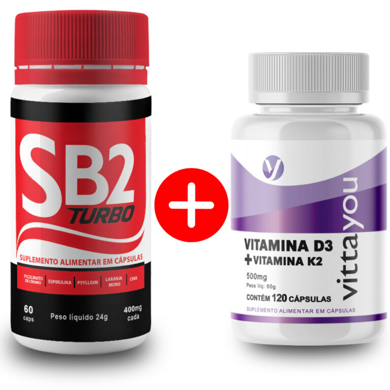 Combo SB2 Turbo + Vitamina D3 + K2 | Suplementos N