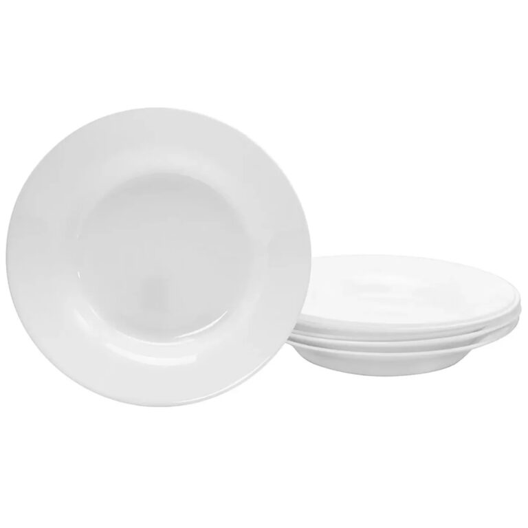 Jogo 6 Pratos Fundo Redondo Sopas Caldos Opaline V