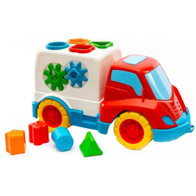Brinquedo Carrinho Didático Bebe Peças De Encaix