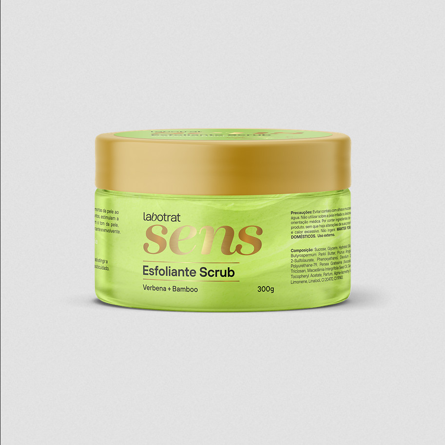 Labotrat Sens Esfoliante Scrub Verbena e Bamboo 300g