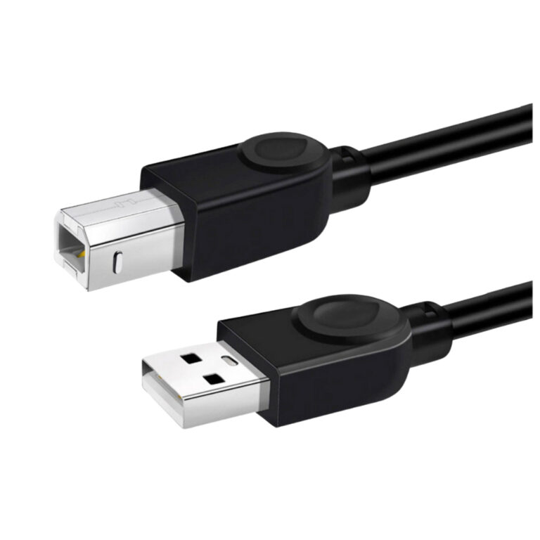 Cabo Usb 3m Para Impressora Scanner Hp Epson Unive