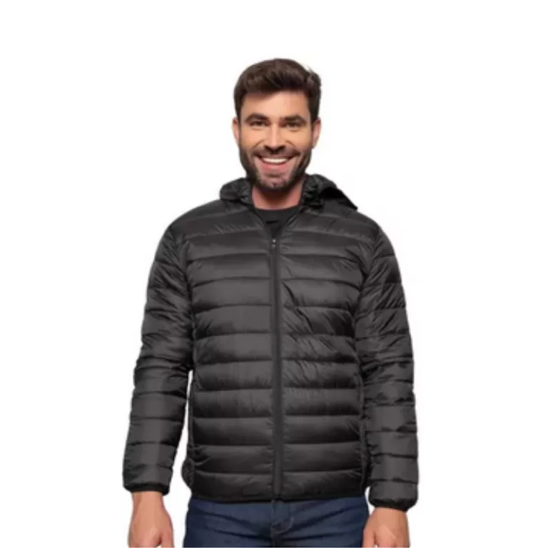 Jaqueta Puffer Bobojaco Masculina Corta Vento C/ B