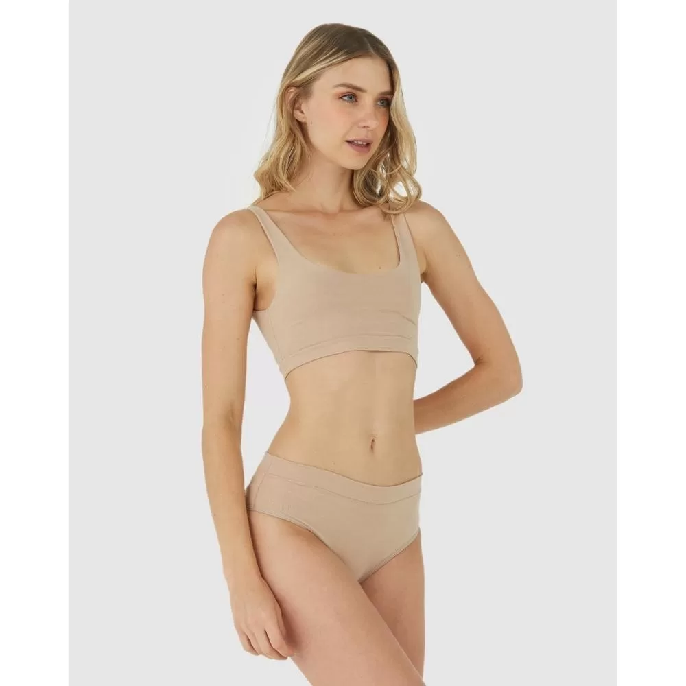 Top Alça Larga 2 em 1 Algodão Com Elastano