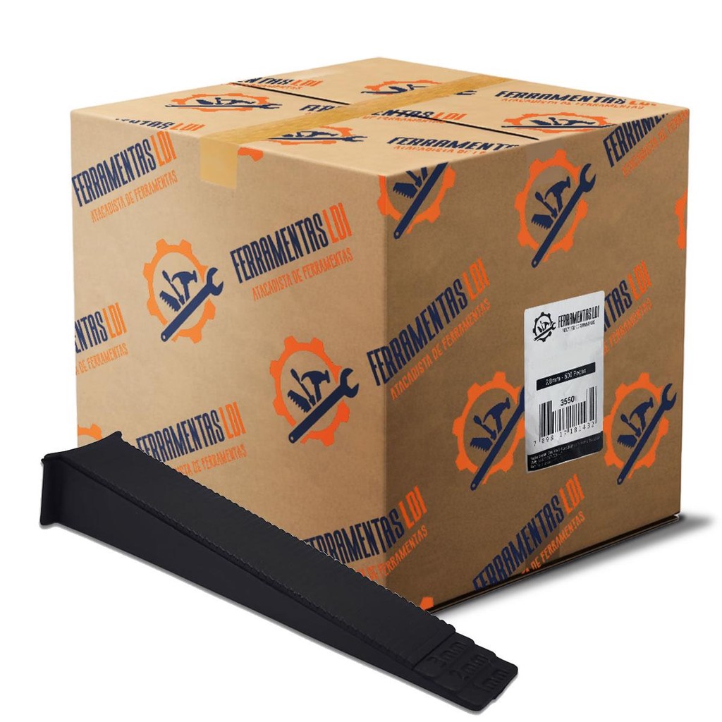 Cunha Niveladora Porcelanato Slim Ferramentas Ldi 300 Peças