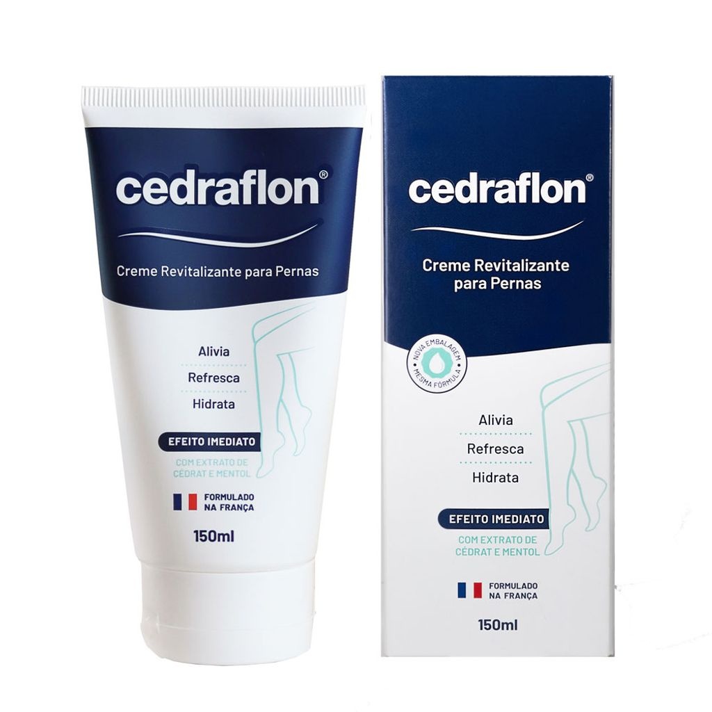 Creme Hidratante Revitalizante Cedraflon para Pernas 150ml