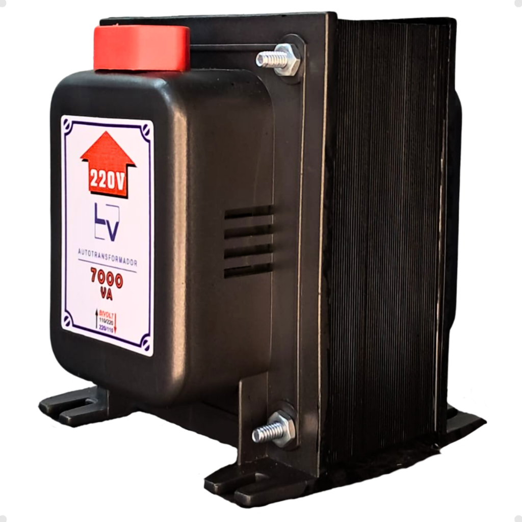 Auto Transformador 7000VA 110 para 220V Bivolt Tomadas 20A Conversor de Energia