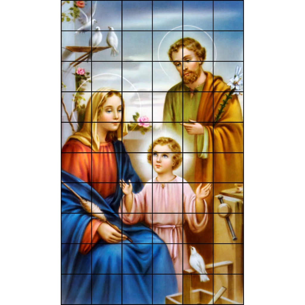Mosaico Sagrada Família 60pçs 1,20×2,00m