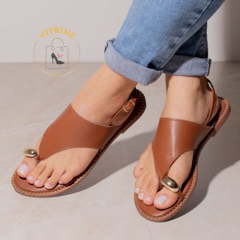 Sandalia Rasteirinha Feminina Flat Leve e Conforta
