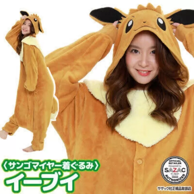 Pijama Kigurumi Eevee Pokémon – Fantasia Pr