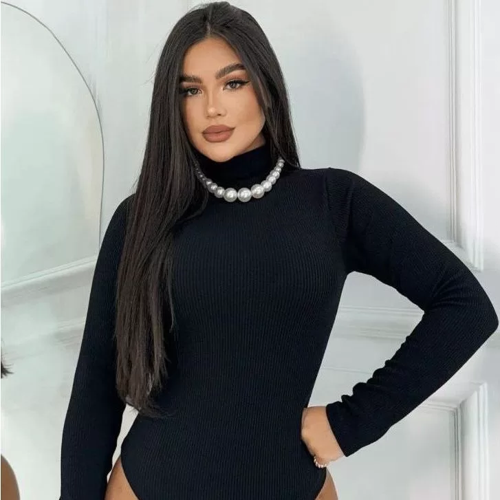 Body Manga Longa Cacharrel Modelo Inverno