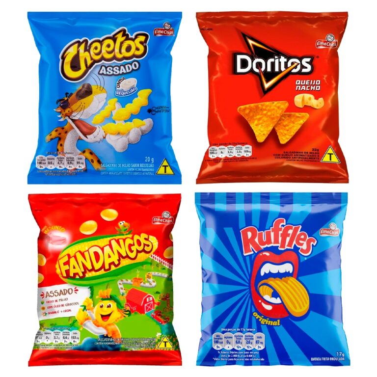Kit 20 Doritos Salgadinho Elma Chips