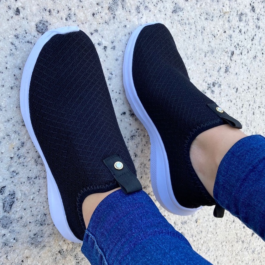 Tênis Meia Feminino – Tenis Feminino Calça Facil, Leve e Confortável