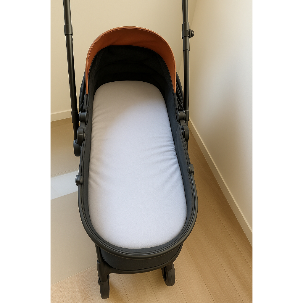 02 Lençol para Colchonete Colchão de carrinho tipo moisés 34×77