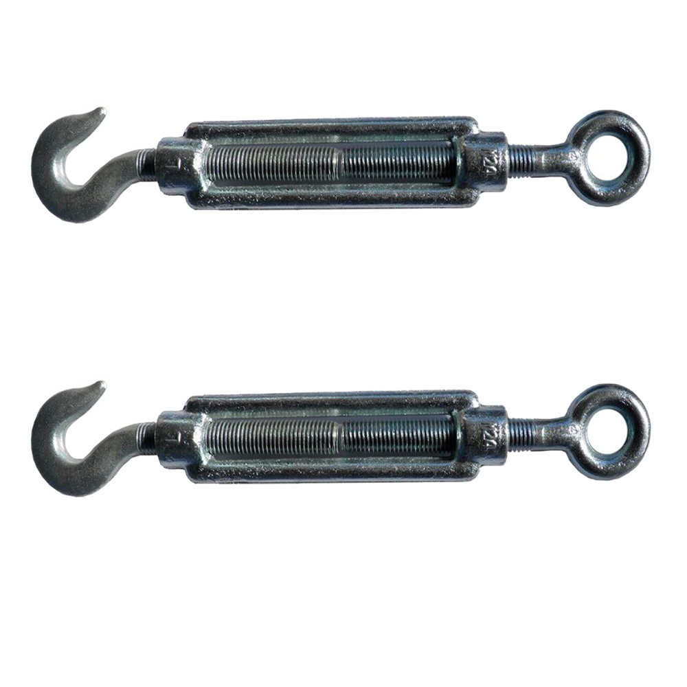 Kit 2 Esticador Para Cabo de Aço Gancho / Olhal Leve LDI Ferramentas 1/2