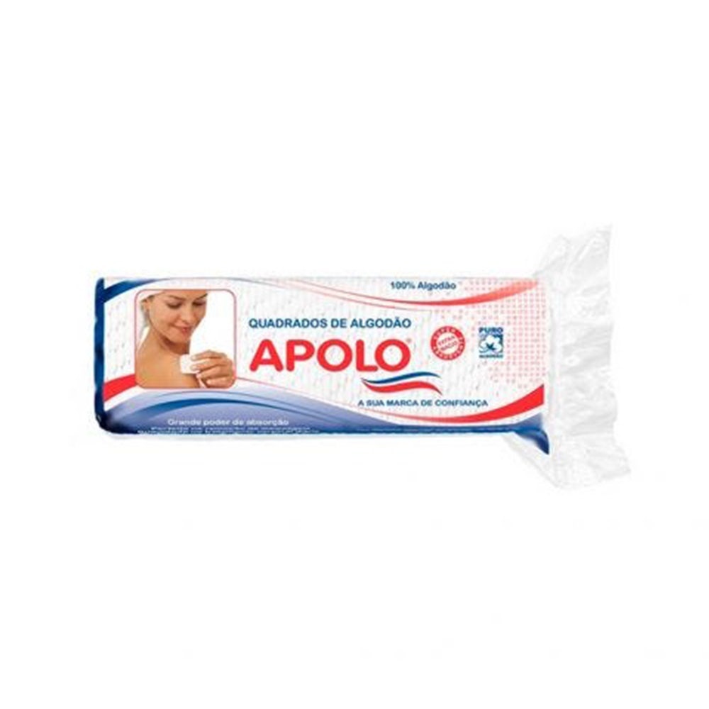 Algodão Apolo Quadradinho Facial Zip Lock 50g