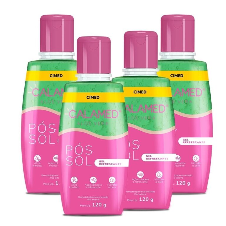 Calamed Gel Pós Sol Aloe Vera 120g – Kit c/