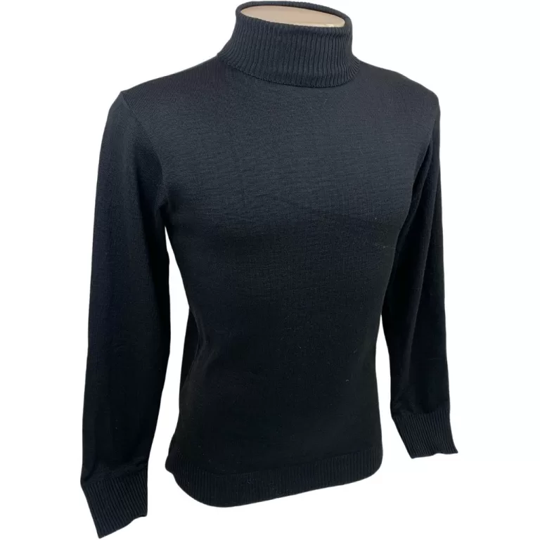 Sueter Masculino Tricot Lã Masculina Gola Alta Ca